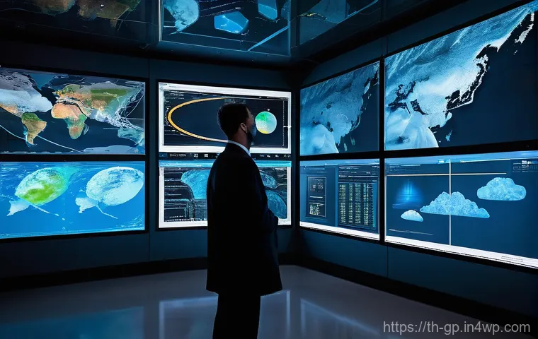 기상조절 연구의 향후 연구 방향 - **Prompt:** A sprawling, modern cityscape with architectural elements inspired by traditional Thai d...