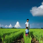 기상조절 기술의 지속 가능성 평가 - **Prompt 1: Royal Rainmaking (ฝนหลวง) in Thailand.**
    "A heartwarming scene in a vibrant Thai rur...